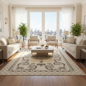 RINAS Turkish Carpet 41152A CREAM Size 50*80