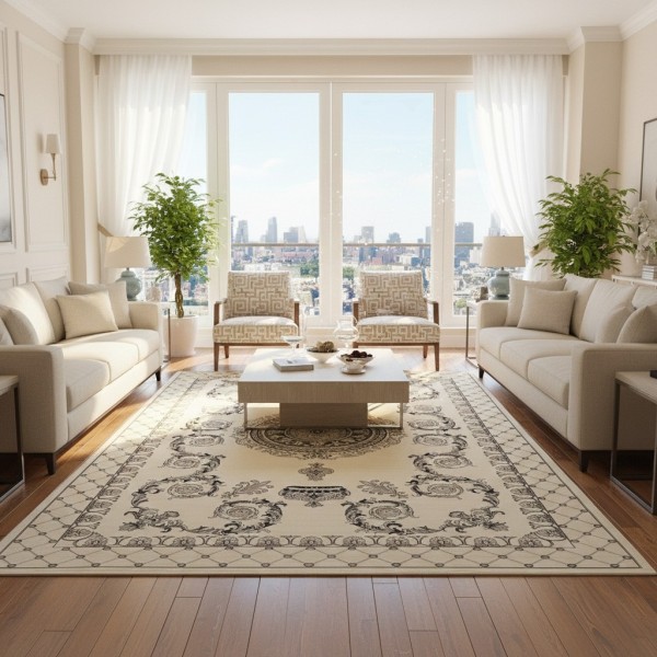 RINAS Turkish Carpet 41152A CREAM Size 50*80