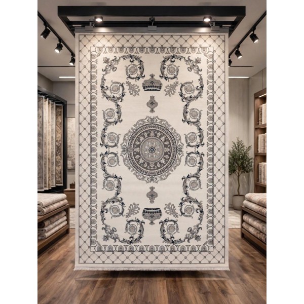 RINAS Turkish Carpet 41152A CREAM Size 50*80