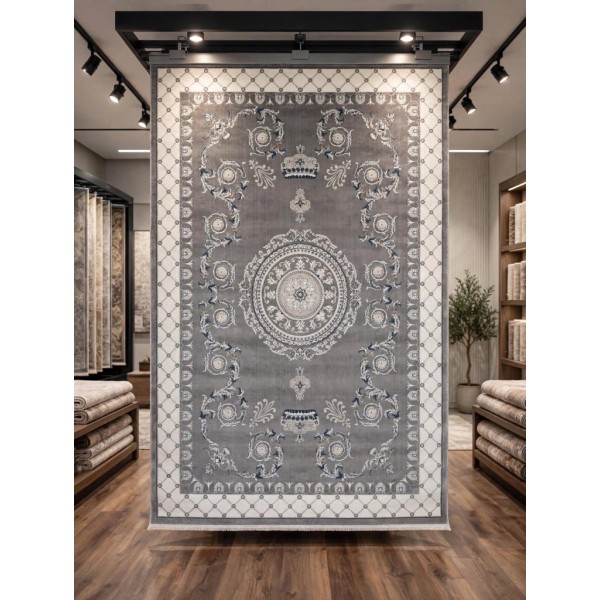 RINAS Turkish Carpet 41152A GREY Size 150*220
