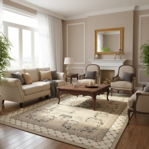 RINAS Turkish Carpet 41152A Light gray Size 150*220