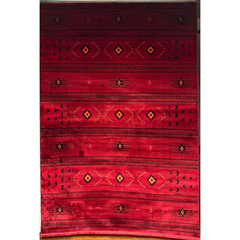سجاد تركي بخارى سوبر افغاني 07381 احمر مقاس 400*600