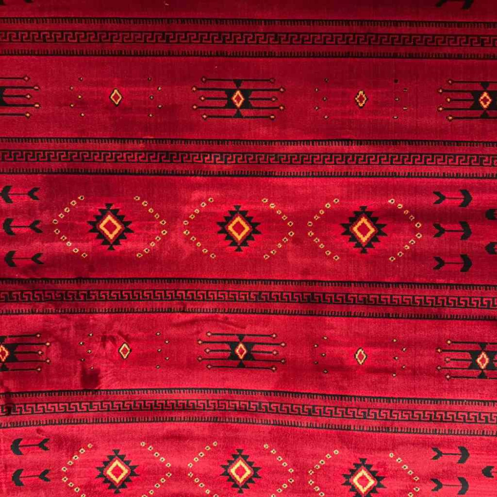 سجاد تركي بخارى سوبر افغاني 07381 احمر مقاس 400*500