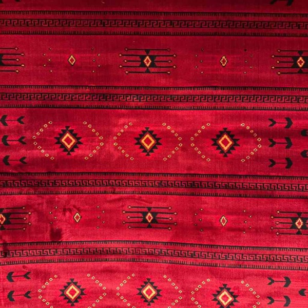 Turkish Bukhari Super Afghani Rug 07381 Red Size 300*400