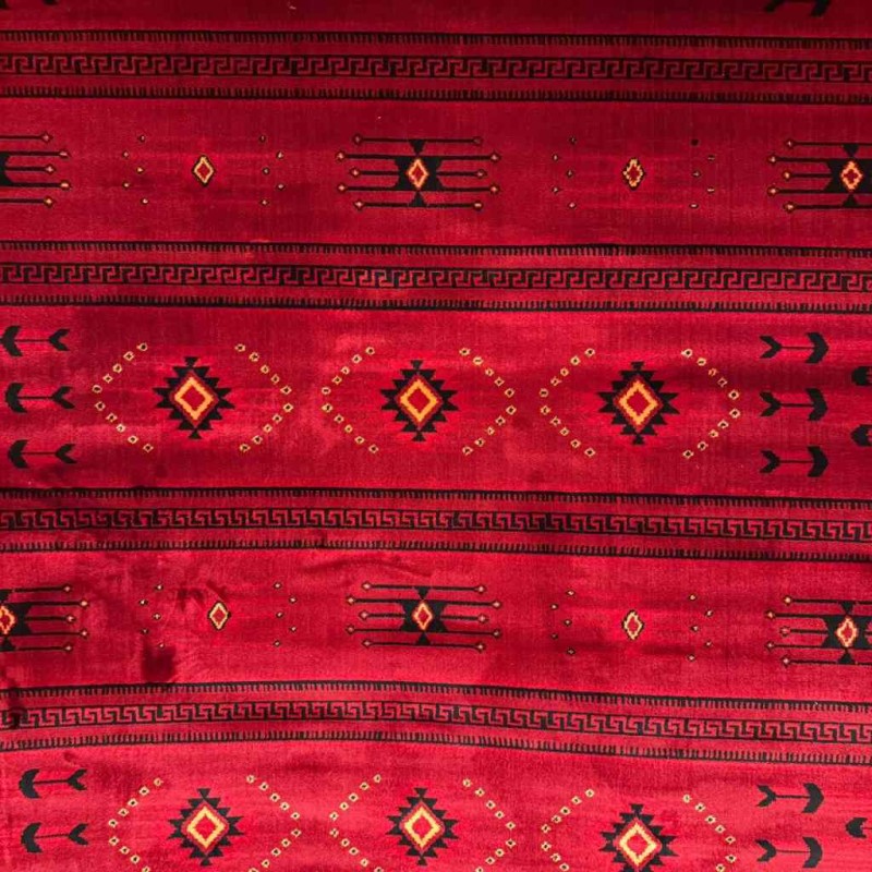 سجاد تركي بخارى سوبر افغاني 07381 احمر مقاس 400*600
