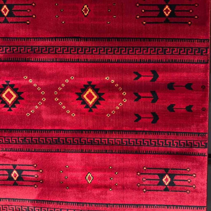سجاد تركي بخارى سوبر افغاني 07381 احمر مقاس 400*600