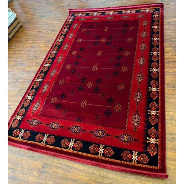 سجاد تركي بخارى سوبر افغاني RFG4520 احمر مقاس 80*150