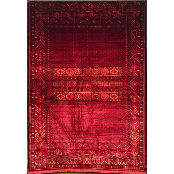 سجاد تركي بخارى سوبر افغاني RFG4539 احمر مقاس 80*150