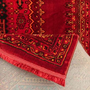Turkish Bukhari Super Afghani Rug RFG4541 Red Size 400*500
