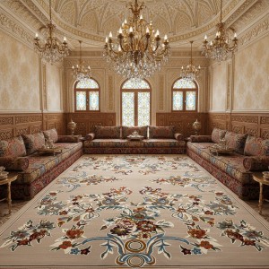 Turkish Super German Carpet F498A Beige Size 300*400