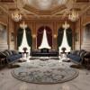 Turkish Super German Carpet F498A Beige Round Size 150*150