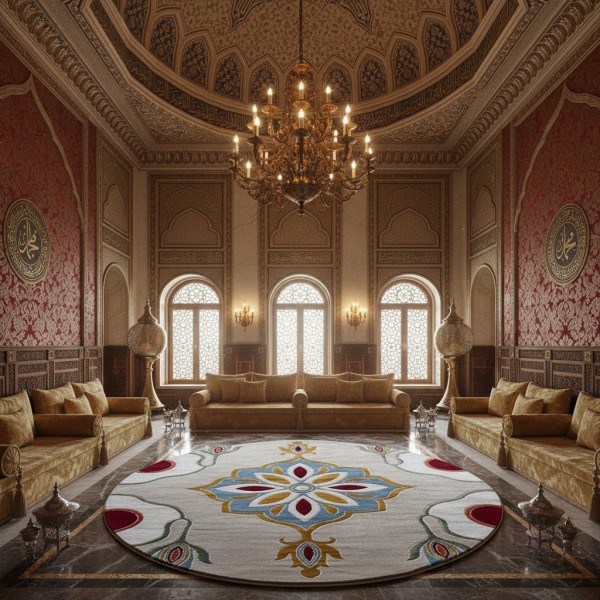 سجاد تركي سوبر ستار F500A بيج دايري مقاس 150*150