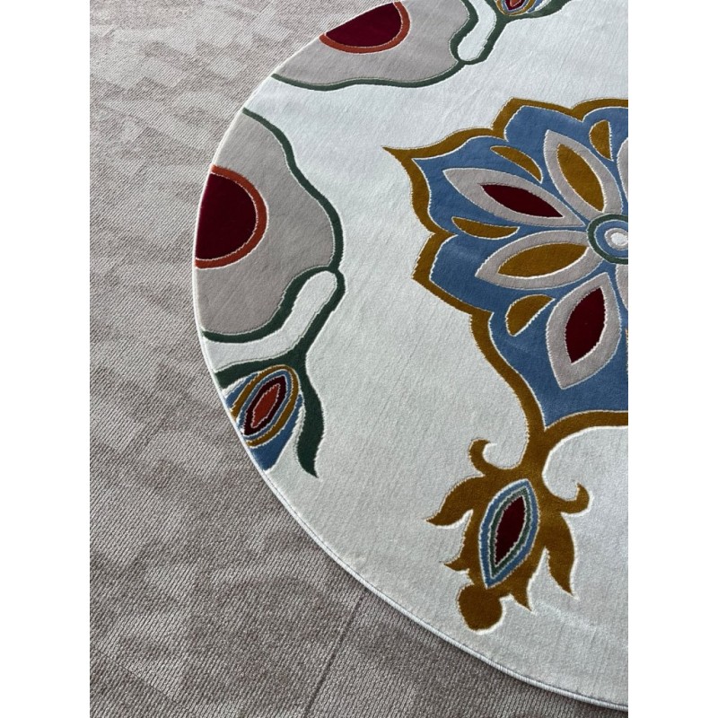 Turkish SUPER STAR Carpet F500A cream Round Size 200*200