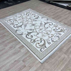Taj Iranian Turkish Engraving Oriental Rug 36023A Cream Beige Size 200*300