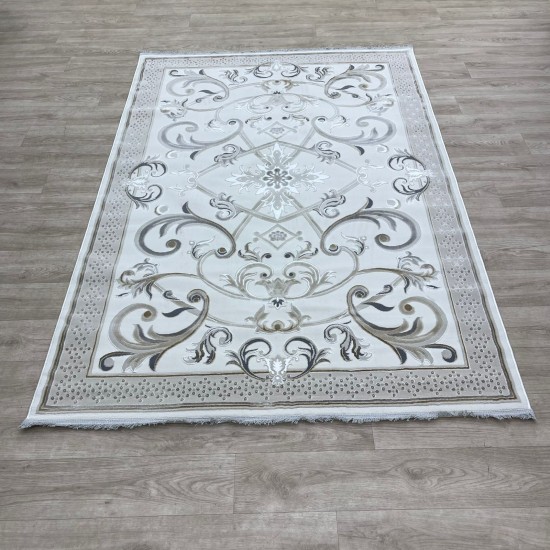 Taj Iranian Turkish Engraving Oriental Rug 36023A Cream Beige Size 250*350 Taj Iranian Turkish Engraving Oriental Rug 36023A Cream Beige Size 250*350