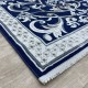 Taj Iranian Turkish Engraving Oriental Rug 36023A Navy 100*200 Taj Iranian Turkish Engraving Oriental Rug 36023A Navy 100*200