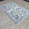 سجاد شرقي تاج نقش ايراني تركي 36023A رصاصي فاتح مقاس  250*350