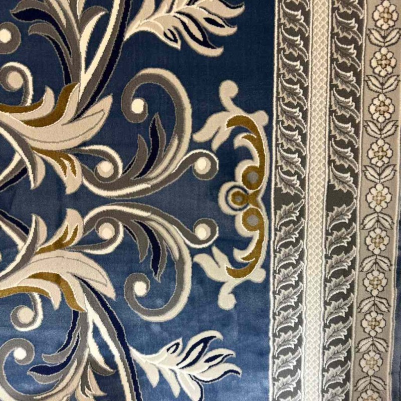 سجاد تركي تاج 8 38318A سماوي مقاس 400*600