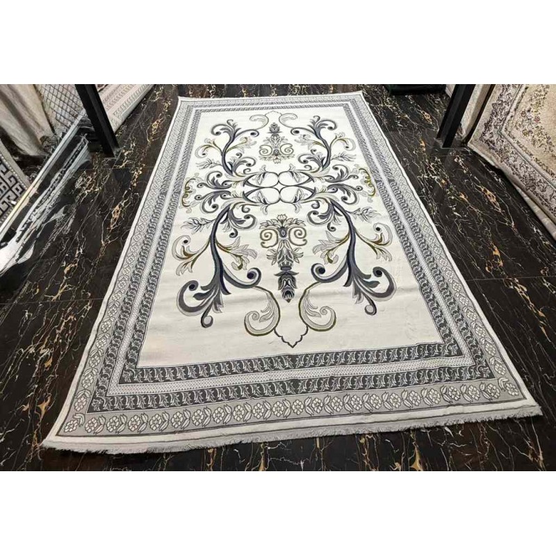 Turkish taj 8 Rug 38318A cream Size 400*600