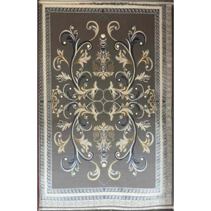 سجاد تركي تاج 8 38318A رصاصي مقاس 50*80