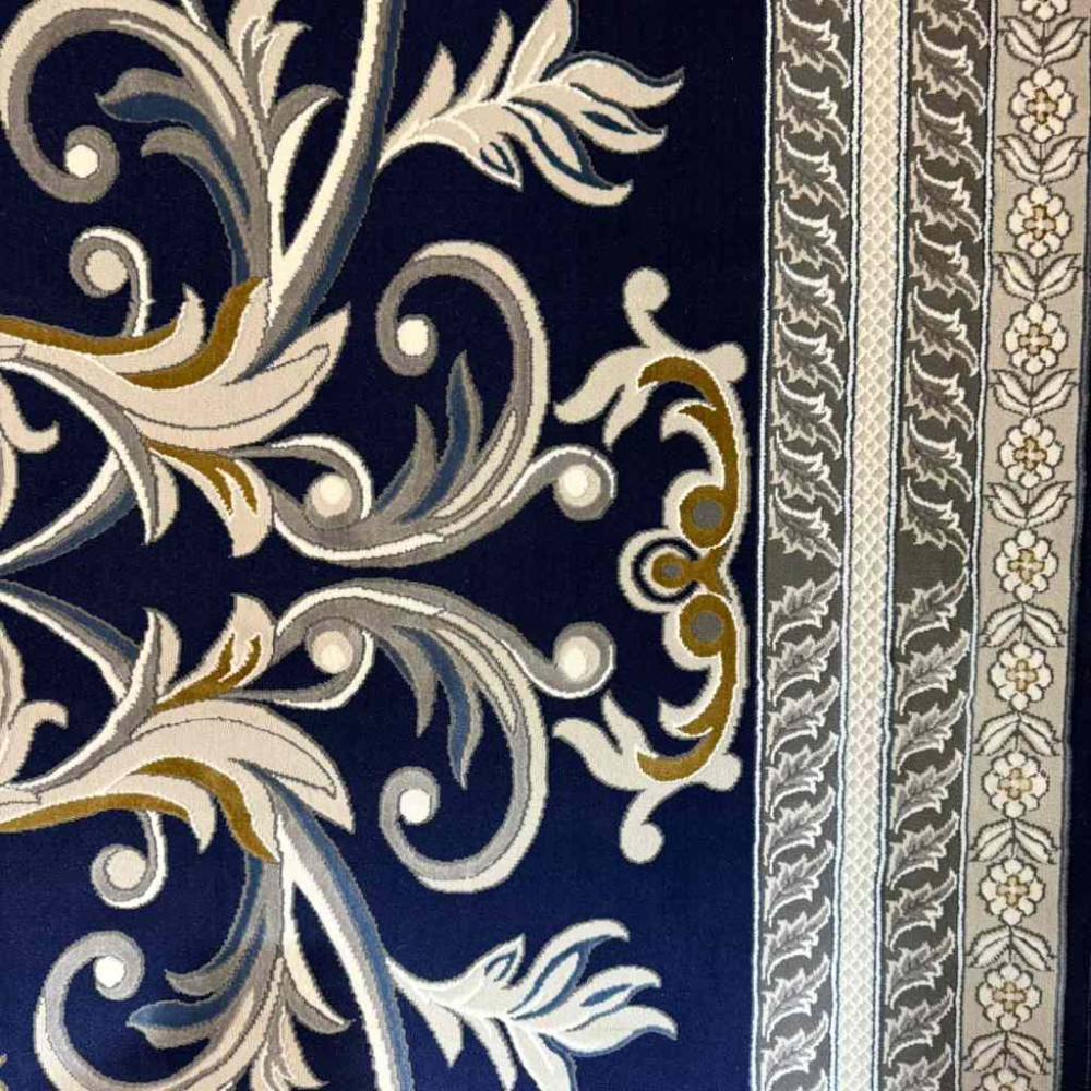 سجاد تركي تاج 8 38318A كحلي مقاس 400*600