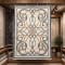 Turkish rug Wardah French pattern AL194A CREAM blue size 200*300
