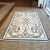Turkish rug Wardah French pattern AL194A CREAM blue size 200*300