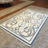 Turkish rug Wardah French pattern AL194A CREAM blue size 200*300