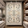 Turkish rug Wardah French pattern AL194A CREAM gray size 250*350
