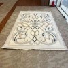 Turkish rug Wardah French pattern AL194A CREAM gray size 250*350