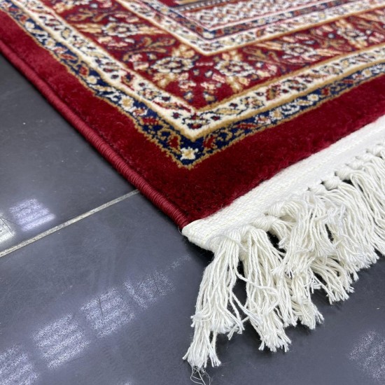 Luxury Turkish prayer rug Antalya 3370C red 75*120