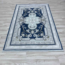 سجاد تركي سيرينتي نشقه ايراني 36235 سماوي مقاس 250*350