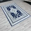 Serenity Turkish carpet Iranian hand-knotted 36235 navy blue size 250*350