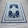 Serenity Turkish carpet Iranian hand-knotted 36235 navy blue size 250*350
