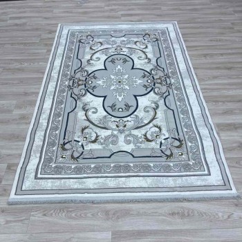 سجاد تركي سيرينتي نشقه ايراني 36235 كريم كريم مقاس 100*400