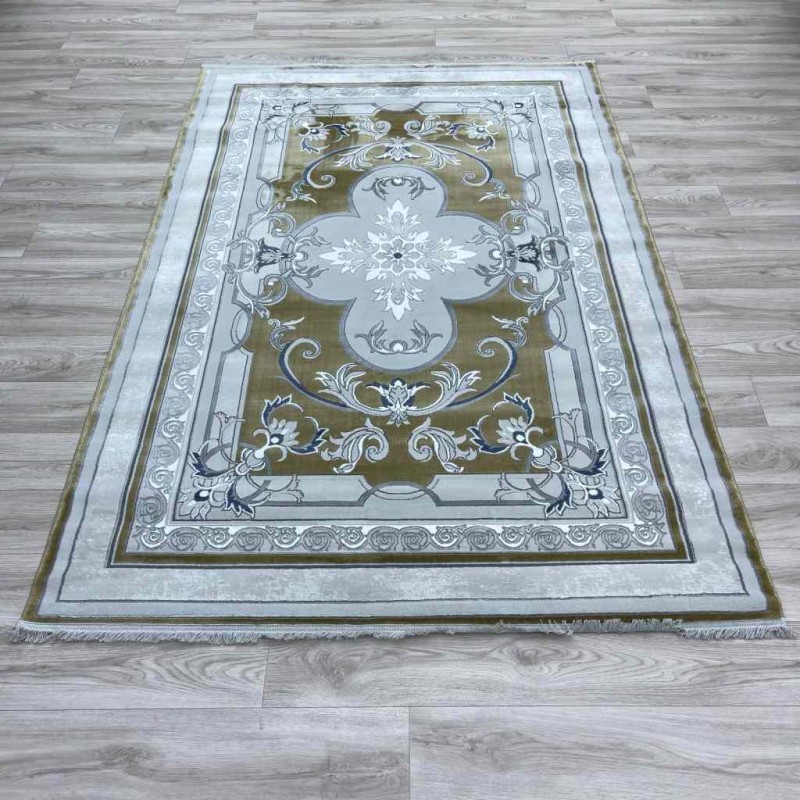 سجاد تركي سيرينتي نشقه ايراني 36235 ذهبي مقاس 400*500