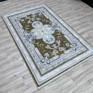 Serenity Turkish carpet Iranian Nashqa 36235 gold size 100*400