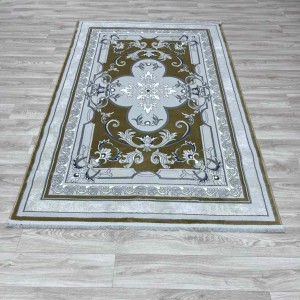 Serenity Turkish carpet Iranian Nashqa 36235 gold size 100*400