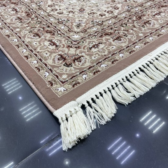 Türkiye Al Baha Classic Thick Soft Carpet 3403D Cappuccino Size 150*230