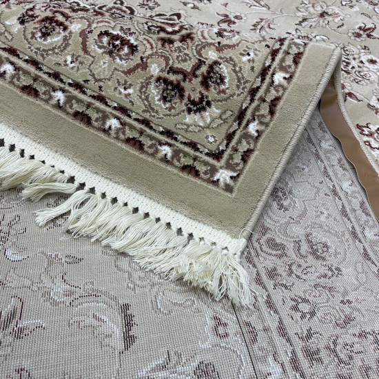 Türkiye Al Baha Classic Thick Soft Carpet 3403D beige Size 300*500