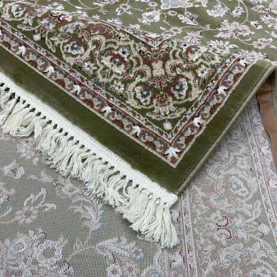 Türkiye Al Baha Classic Soft Carpet 3403D Apple Green Size 200*300