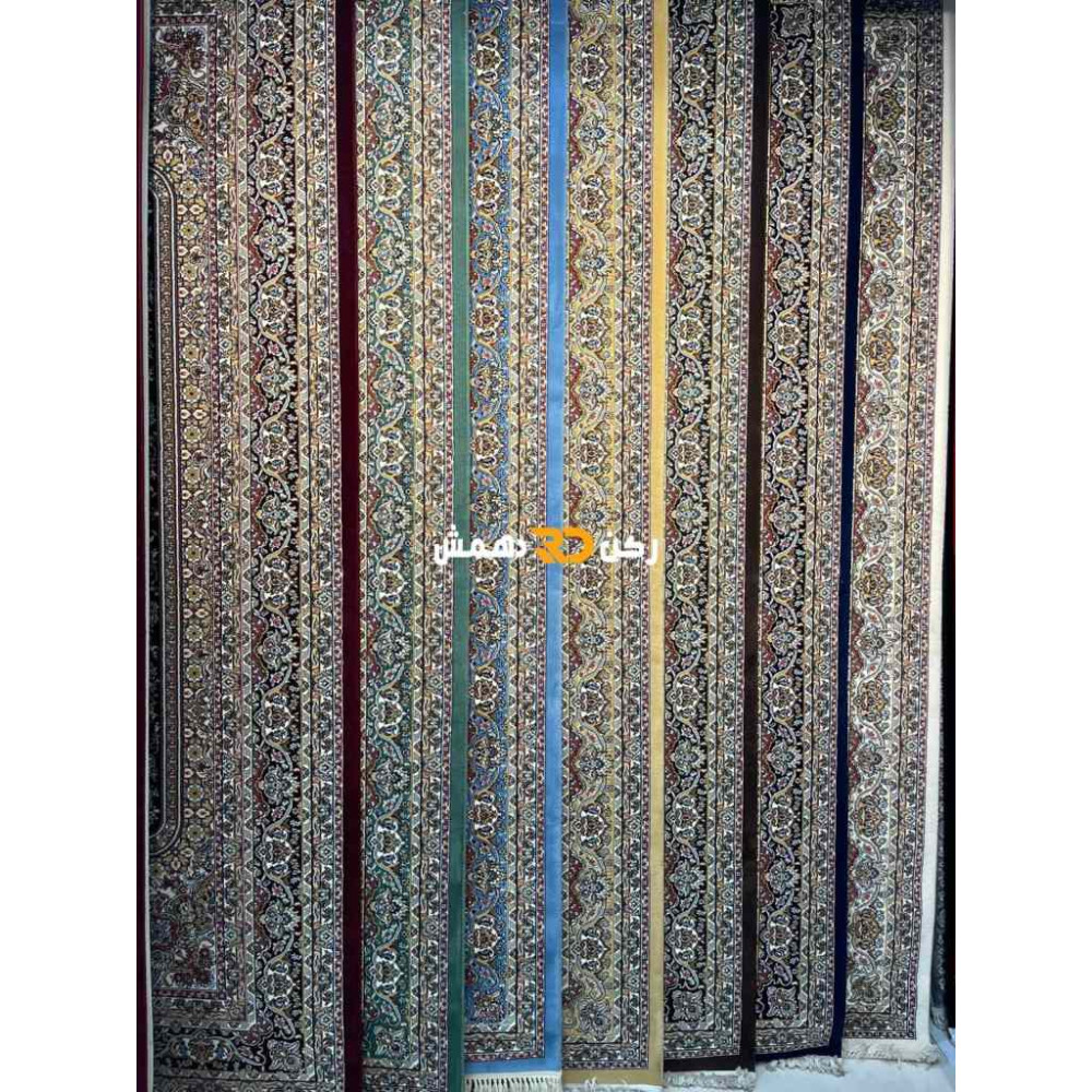 سجاد تركي الفخامة صوف اكرليك خيط مبروم  37878 لون احمر عنابي مقاس 100*200