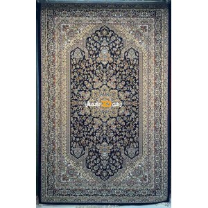 سجاد تركي الفخامة صوف اكرليك خيط مبروم  37878 لون كحلي مقاس 100*200