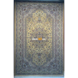 سجاد تركي الفخامة صوف اكرليك خيط مبروم  37878 لون ذهبي مقاس 400*600