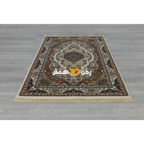 سجاد تركي الفخامة صوف اكرليك خيط مبروم  36963 لون كريم مقاس 200*300