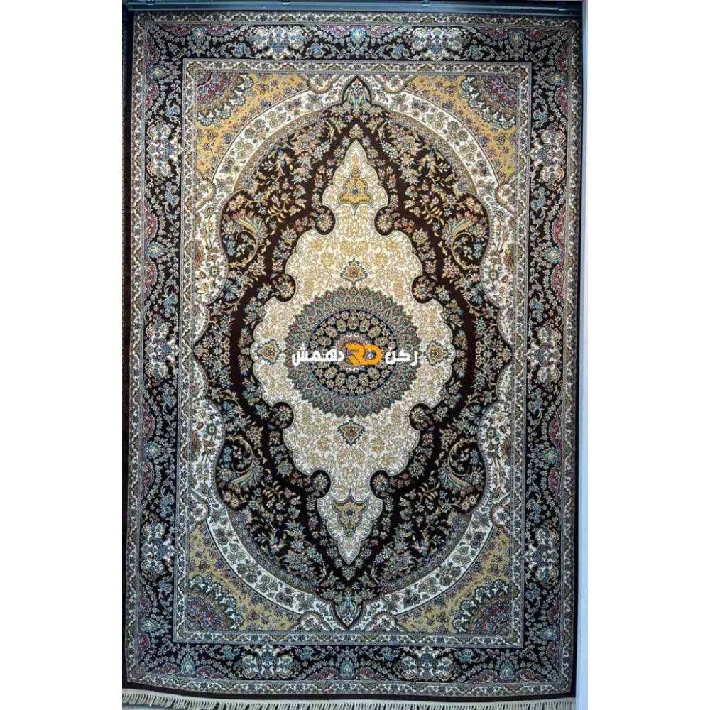 سجاد تركي الفخامة صوف اكرليك خيط مبروم  36963 لون بني مقاس 100*200