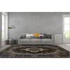 Luxury Turkish carpet wool acrylic twisted yarn 36963 navy color size 100*400