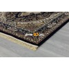 Luxury Turkish carpet wool acrylic twisted yarn 36963 navy color size 100*400