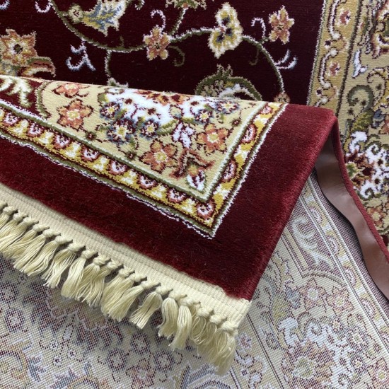 Turkish carpets joy 20027 red burgundy