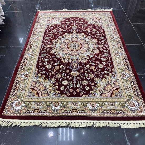 Turkish carpets joy 20027 red burgundy